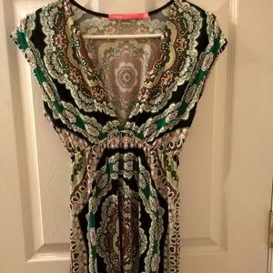 Indian print dress